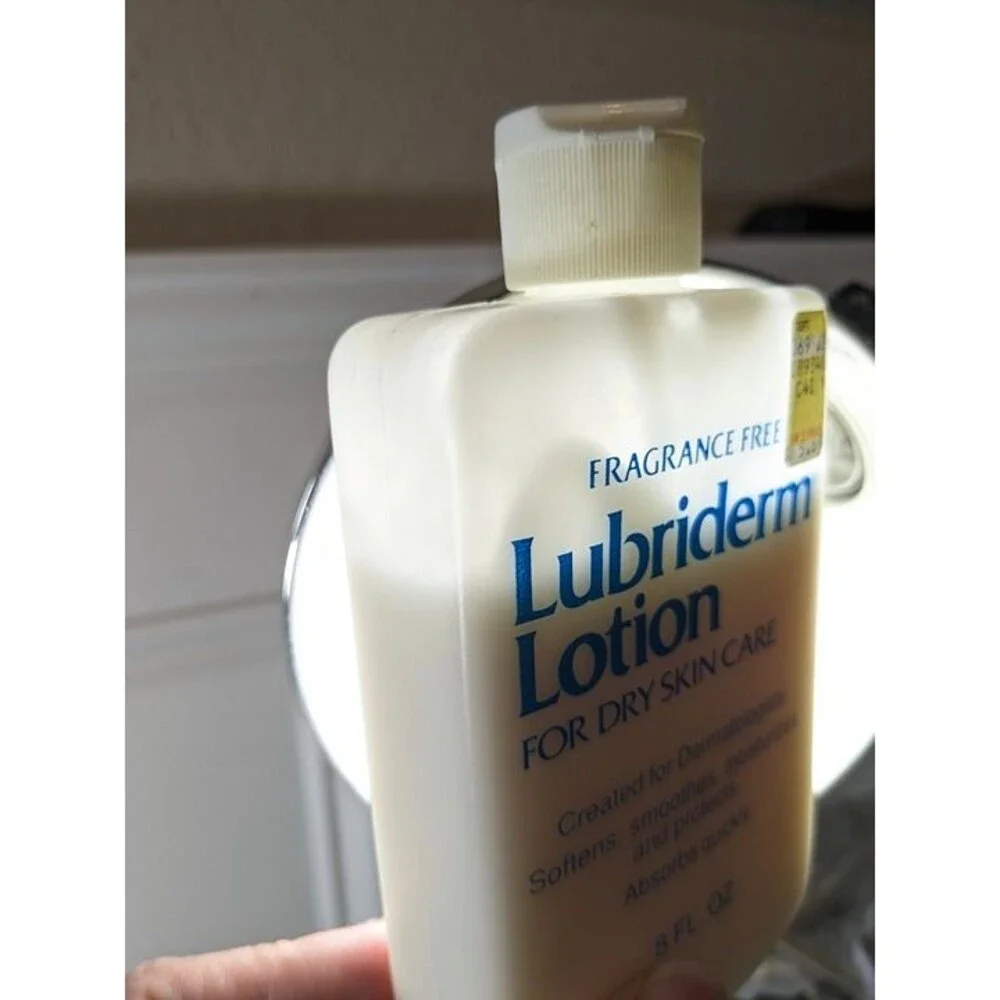 Vintage Lubriderm Lotion for dry skin care Fragrance Free 1990 '90s